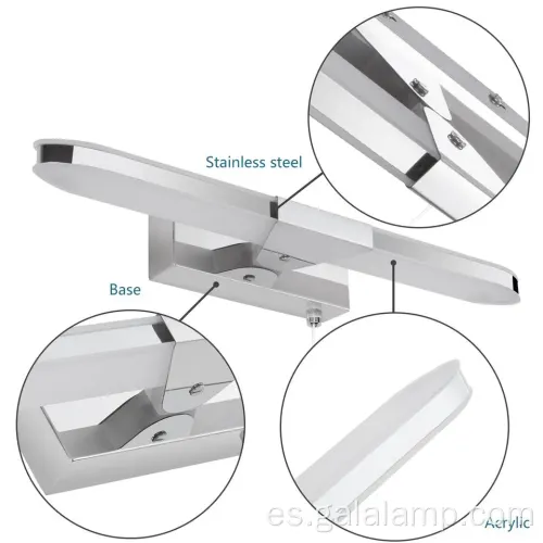 Switch de cremallera del espejo de relleno LED